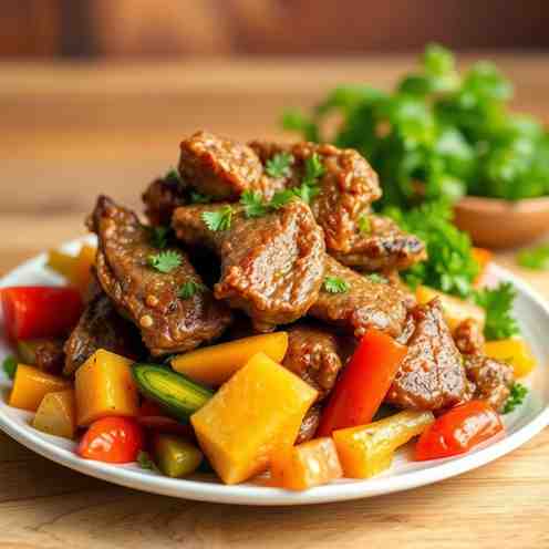 Tender & Juicy Slow-Cooked Pork with Veggies